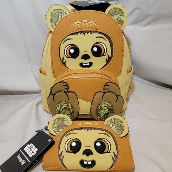 Loungefly Handbags - Loungefly Star Wars Wicket backpack and wallet